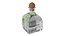 Bottiglia di Tequila Patron fotorealistica PBR