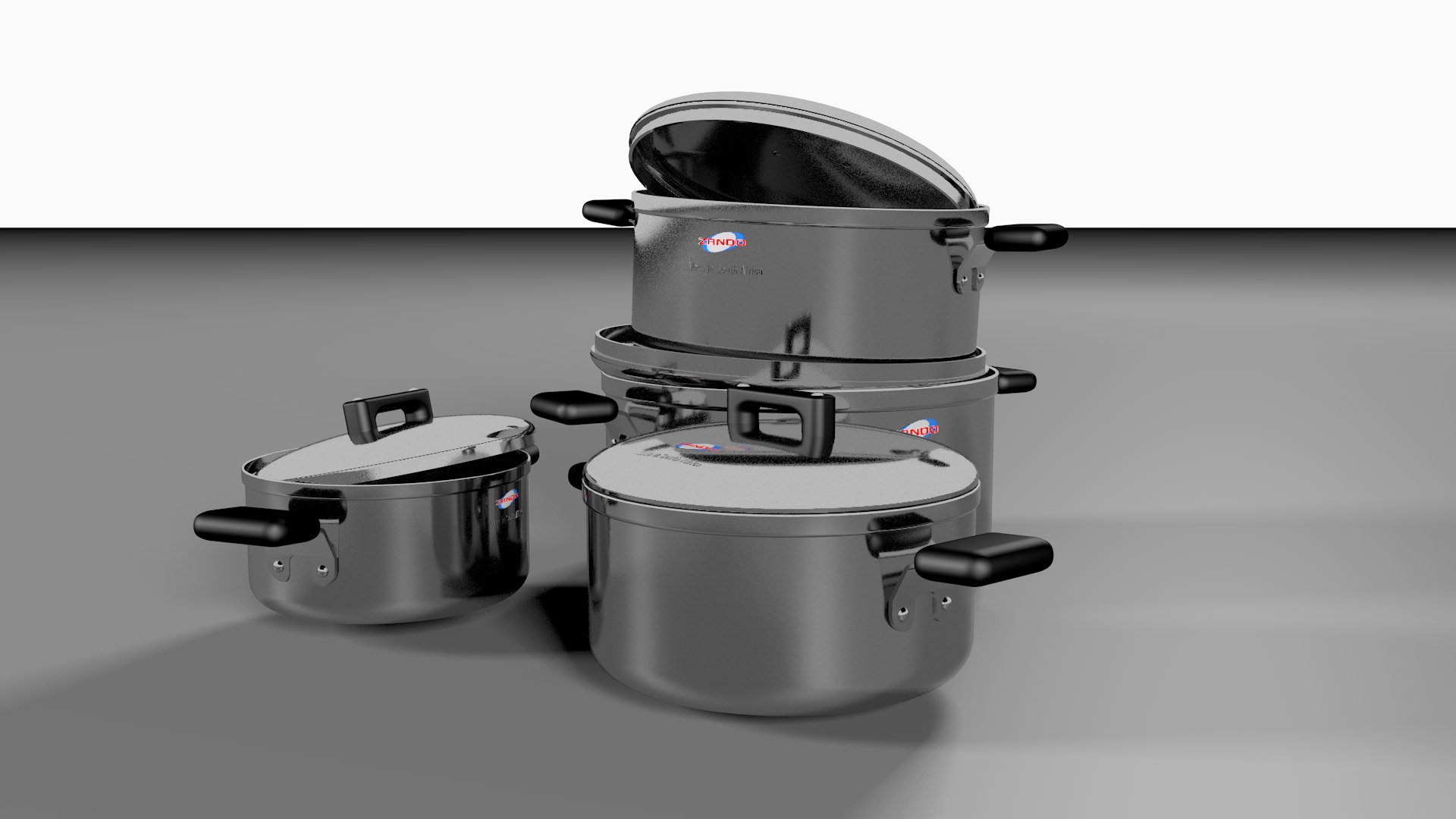 modelo 3d Zando Pots - TurboSquid 2105445