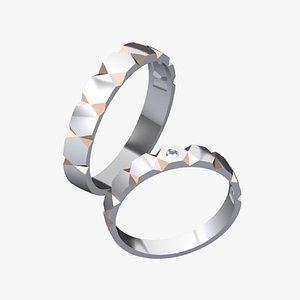 3D wedding ring 51