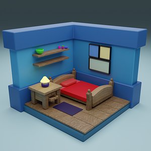 3D little room