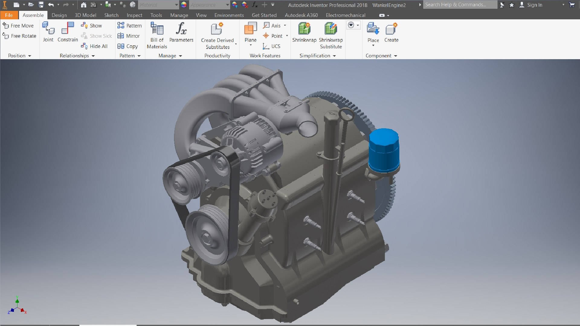 3D Model Wankel Engine 3d Model - TurboSquid 2388772