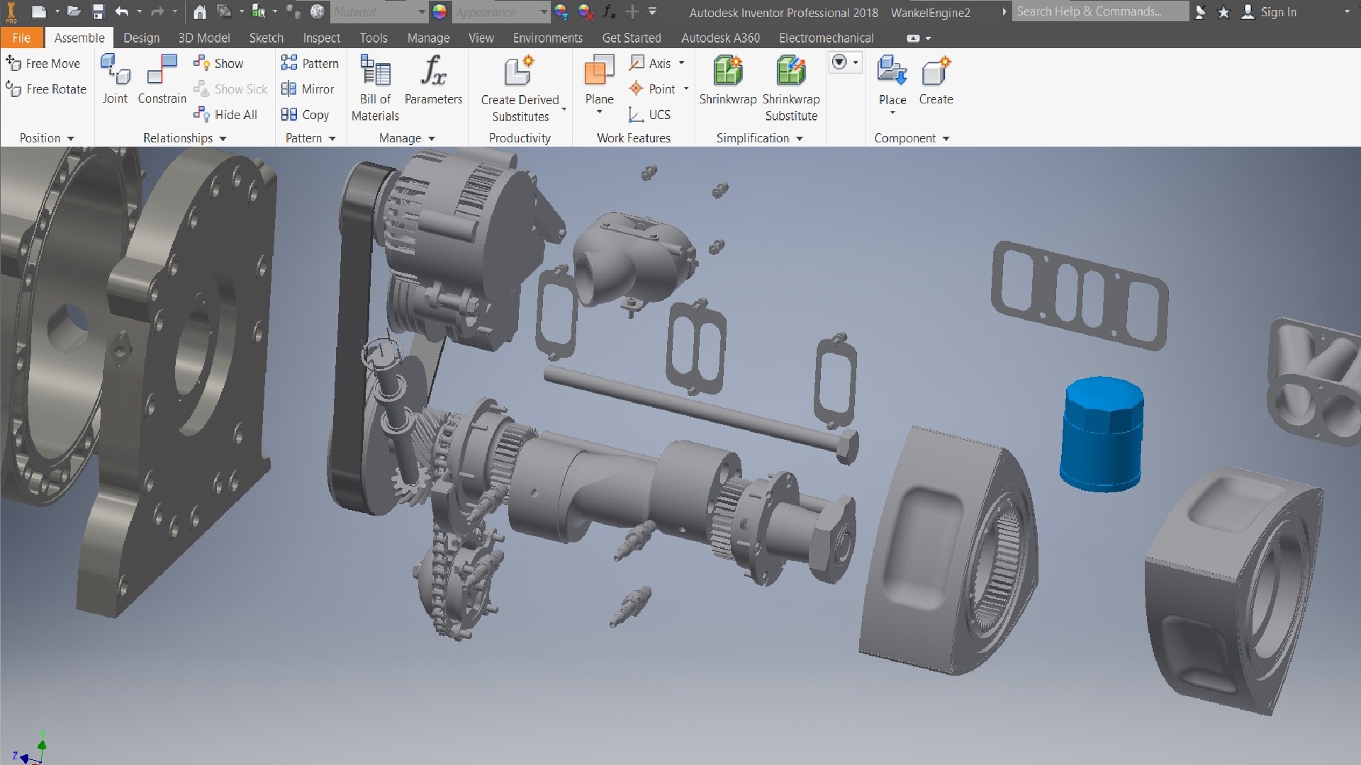 3D Model Wankel Engine 3d Model - TurboSquid 2388772