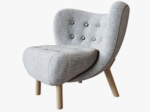 3D little petra chair model