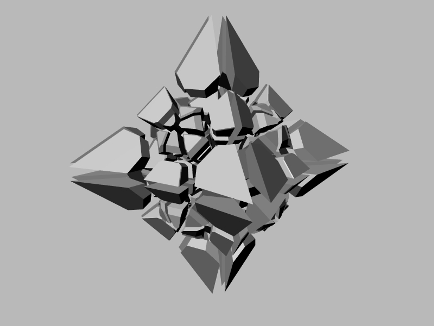 Voronoi Tesselation 3d Model