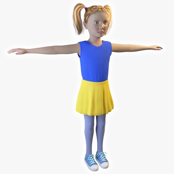 little girl 3D