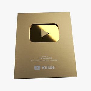 YouTube Gold play button