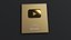 YouTube Gold play button