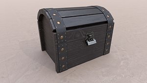 Chest Low-Poly Gameready PBR model