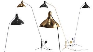 3D MANTIS BS1 GR-BL Floor lamp by DCW editions model