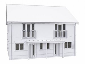 3D model house scenes build