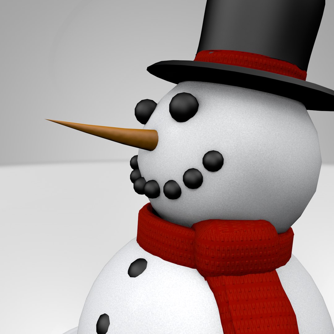 3d model snowball snow ball