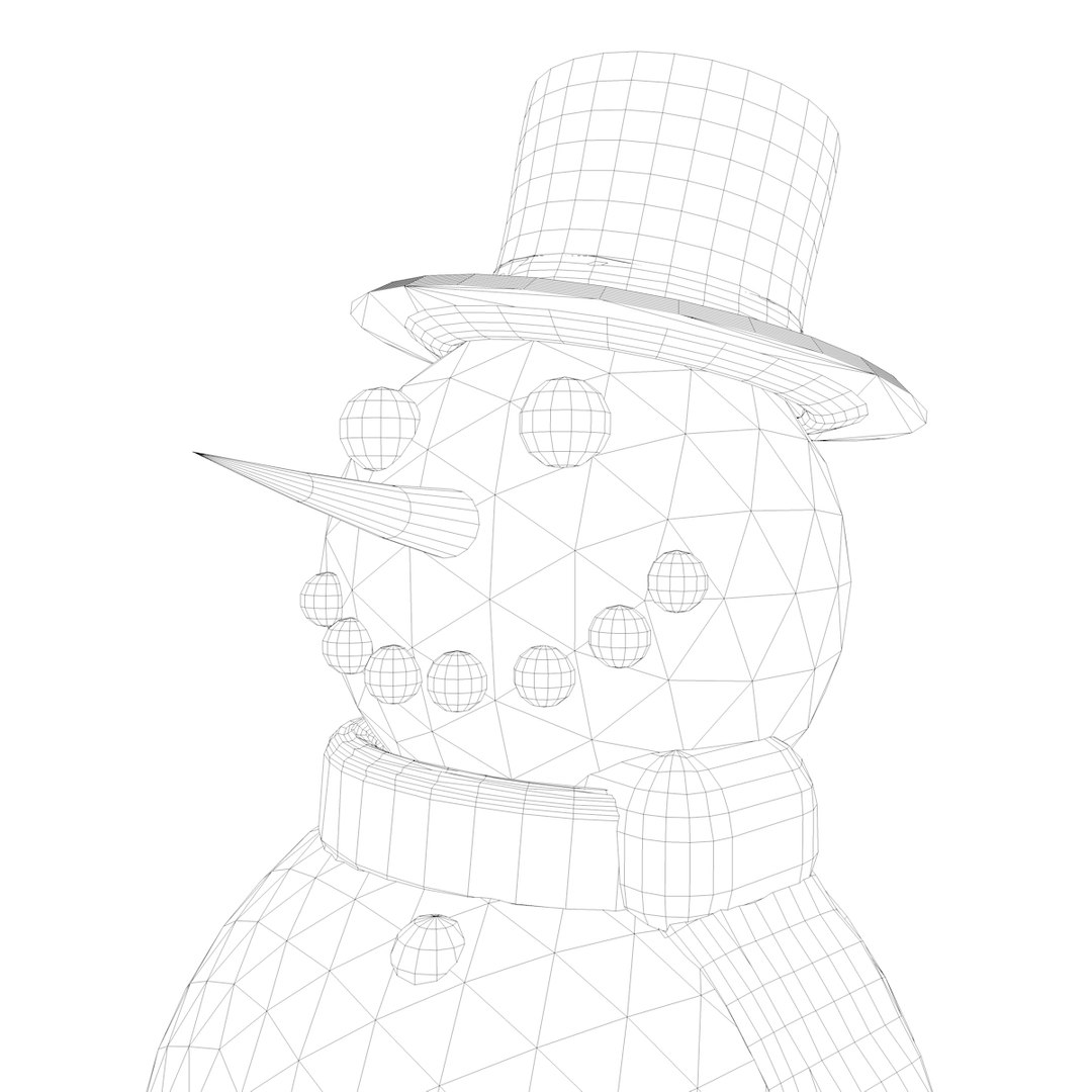 3d model snowball snow ball