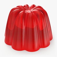 Red Jelly Dessert