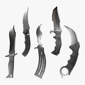 3D model Counter Strike - Global Offensive Knives