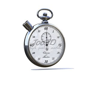 chrono stop stopwatch 3D model
