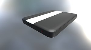 3d version external hard drive model