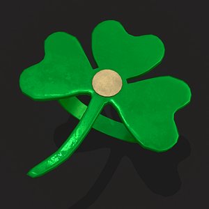 3D Clover Ring
