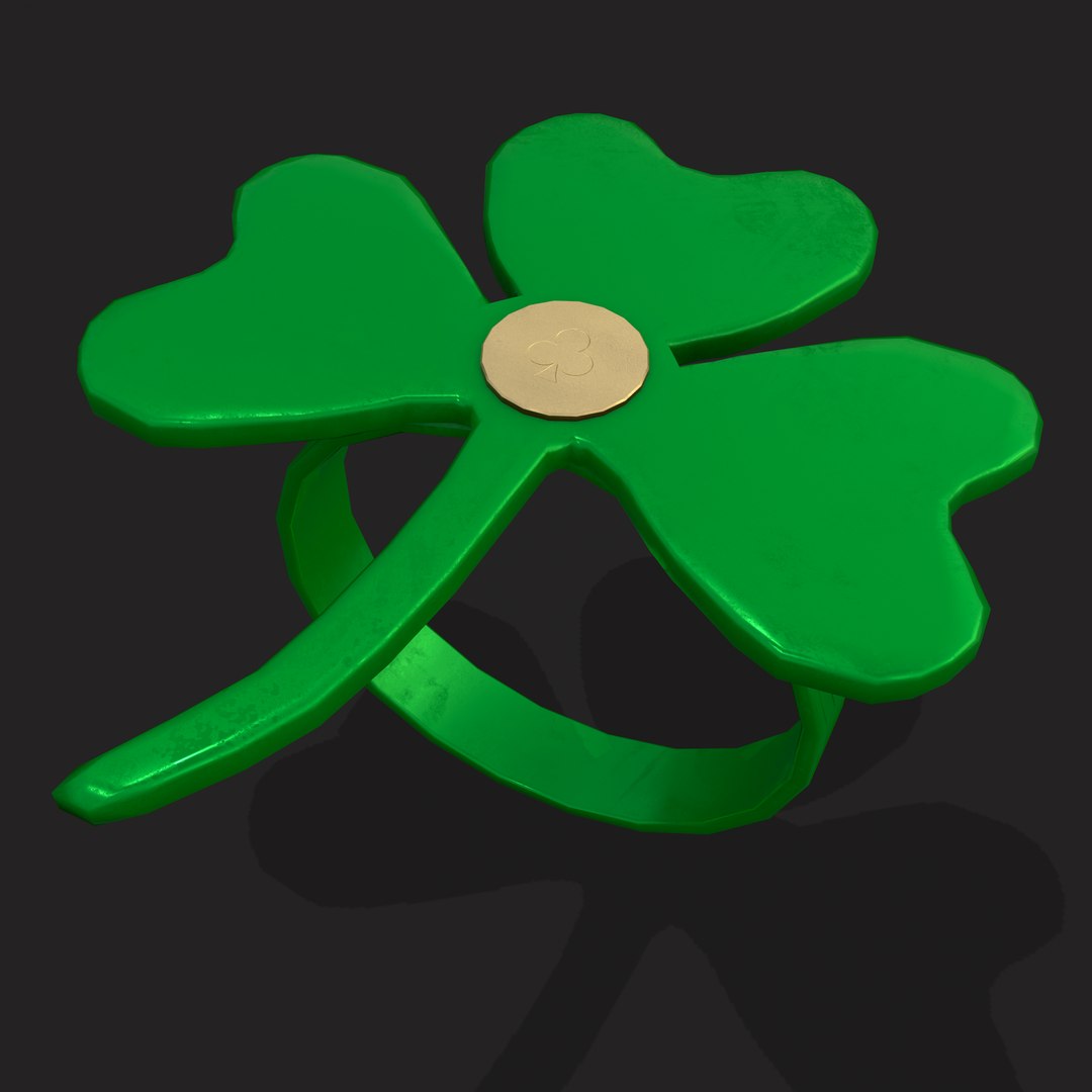 3D Clover Ring - TurboSquid 1872656