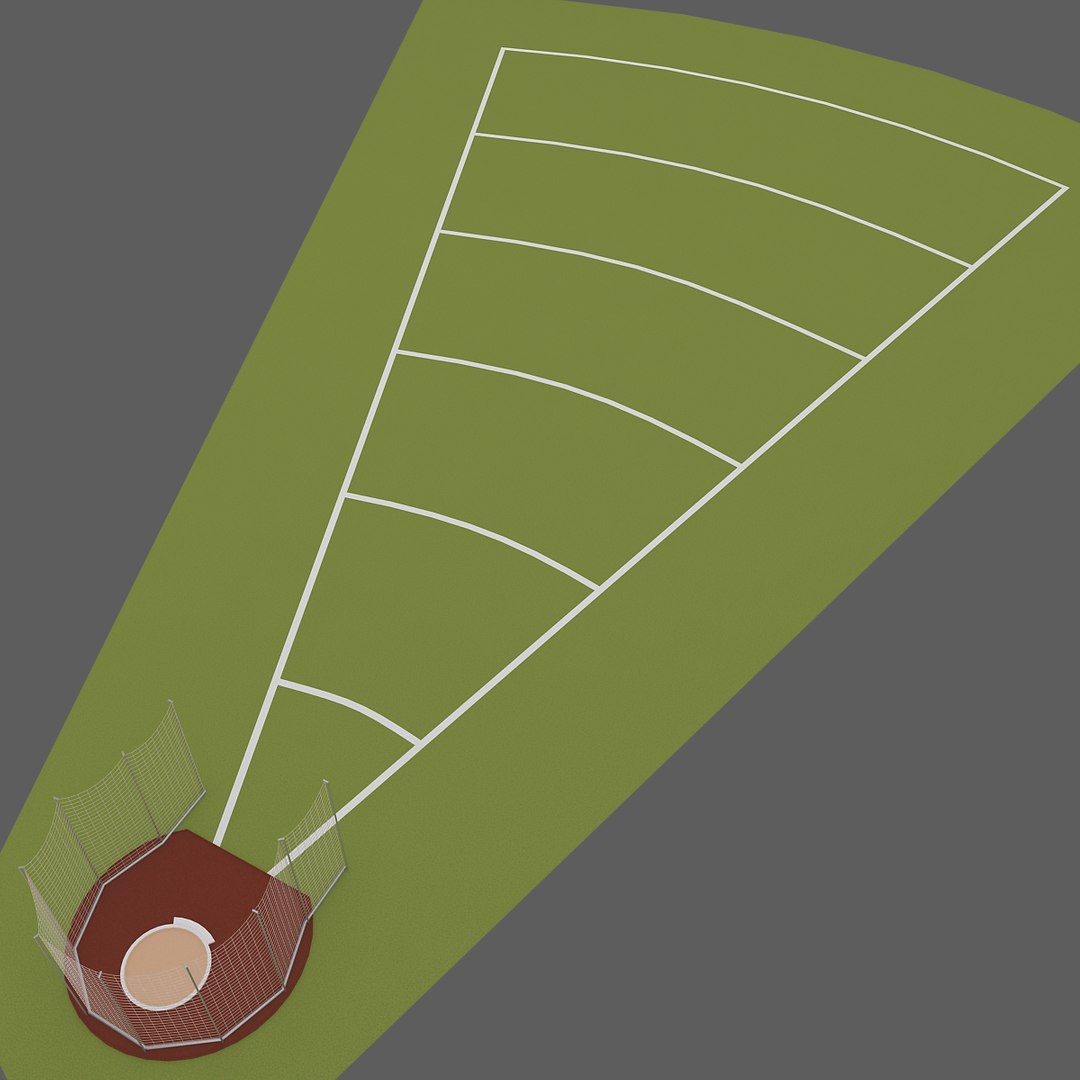 discus throw 3d model