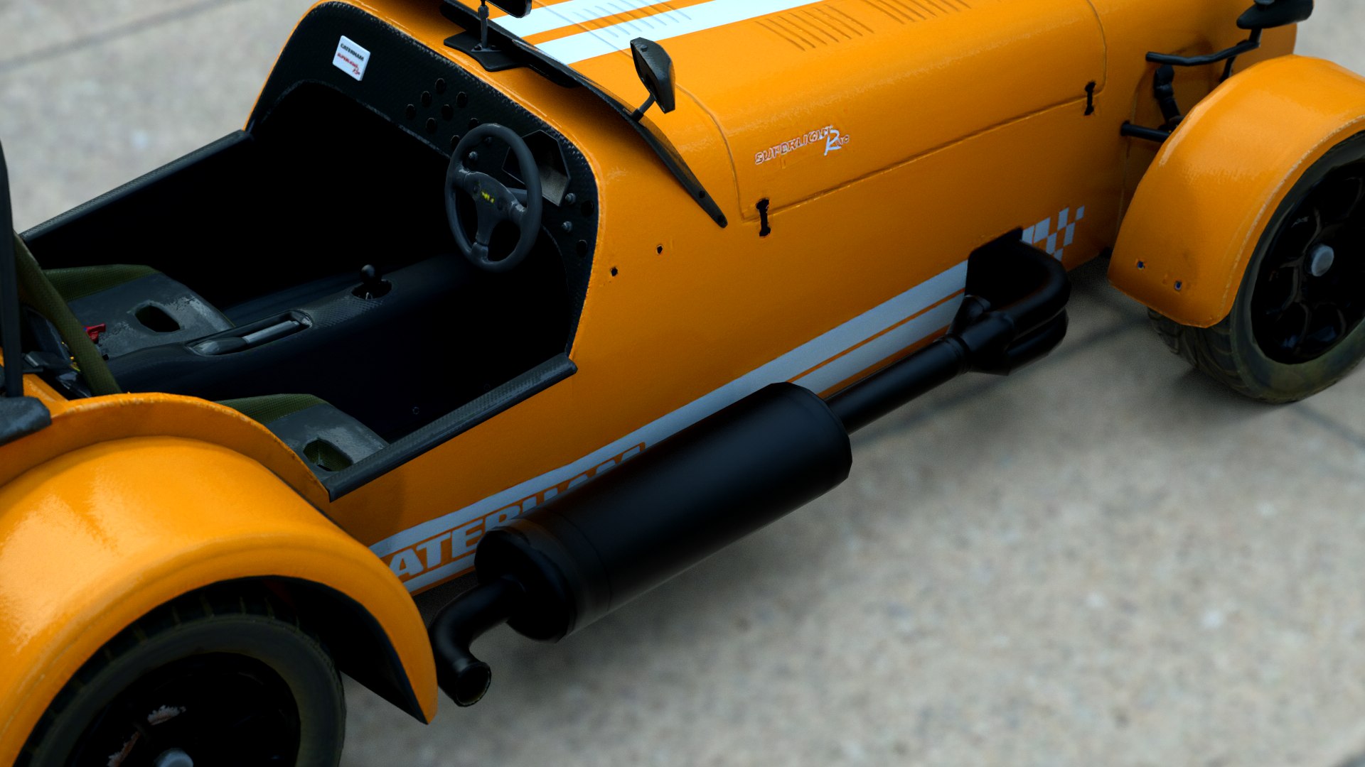 Caterham R500 Lotus 7 - Game Ready Static Model Model - TurboSquid 1830723
