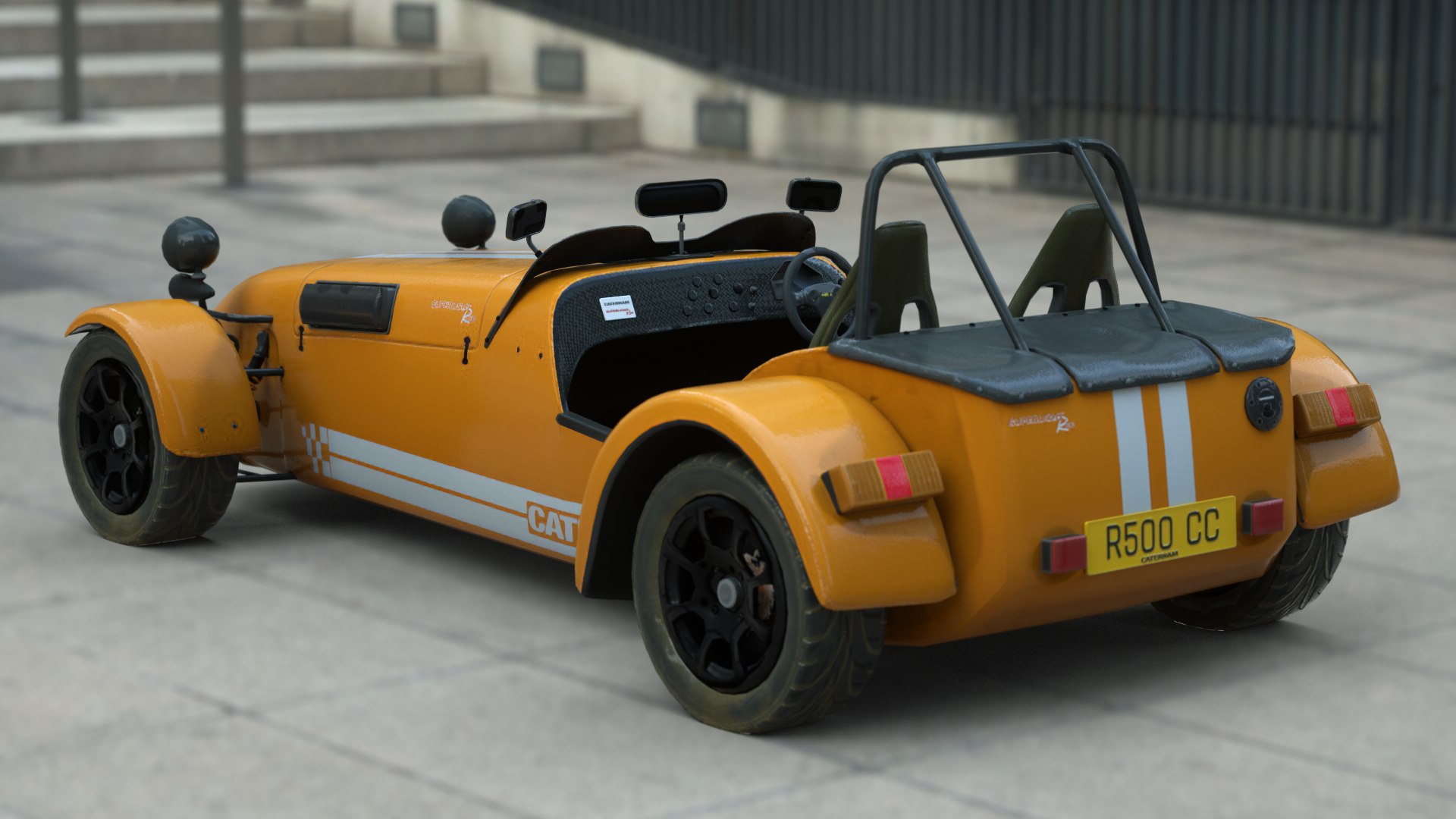 Caterham R500 Lotus 7 - Game Ready Static Model Model - TurboSquid 1830723