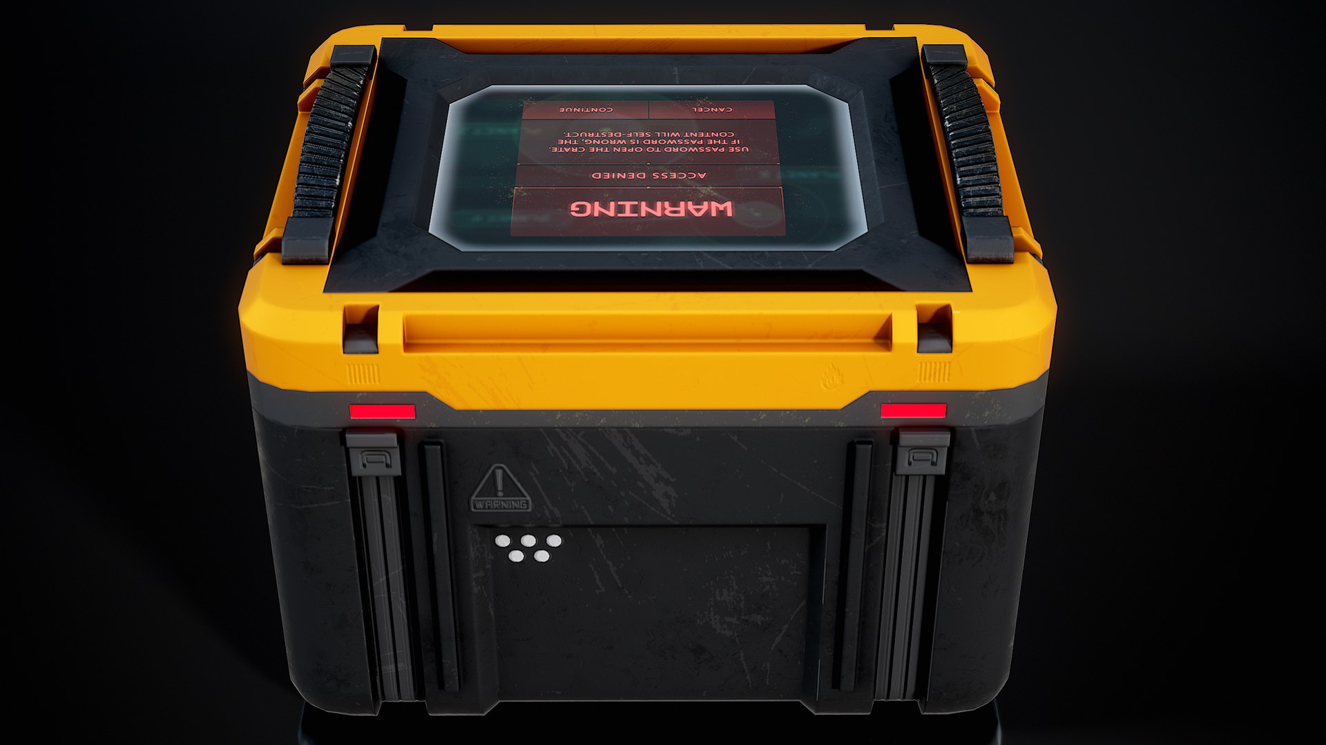 Sci-Fi Smart Security ContainerPBR 3D https://p.turbosquid.com/ts-thumb/6M/NGfCFt/Jk/r_viewport_006/png/1677049065/1920x1080/fit_q87/dc69a6e2365a1a464b30d77576a50a28a2649ba3/r_viewport_006.jpg