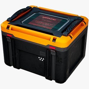 Sci-Fi Smart Security ContainerPBR 3D