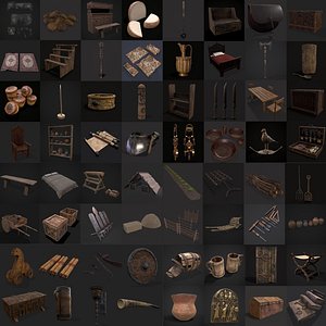 3D Medieval Prop Mix Nineteen