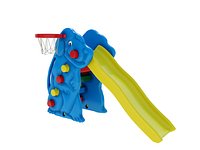 ESCORREGADOR CACHORRINHO COM CESTA DE BASQUETE - ALPHA BRINQUEDOS