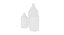 Ensemble de 3 bouteilles de col taillé - petit (250 - 1000 ml)