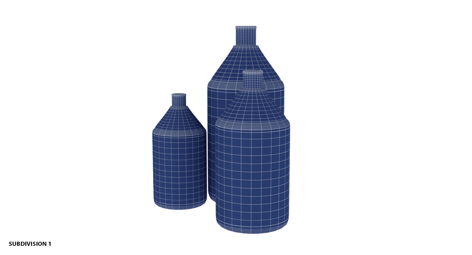 3D tooled neck bottles 3 model https://p.turbosquid.com/ts-thumb/6M/RGQwPn/CZlABt4C/wireframesub12/png/1560594879/1920x1080/fit_q87/fb0c603feb8042dd72fa37d11f8621899c2314f8/wireframesub12.jpg