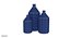 Ensemble de 3 bouteilles de col taillé - petit (250 - 1000 ml)