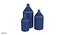 Ensemble de 3 bouteilles de col taillé - petit (250 - 1000 ml)