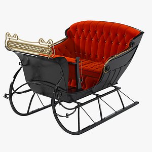 Vintage One Horse Open Sleigh