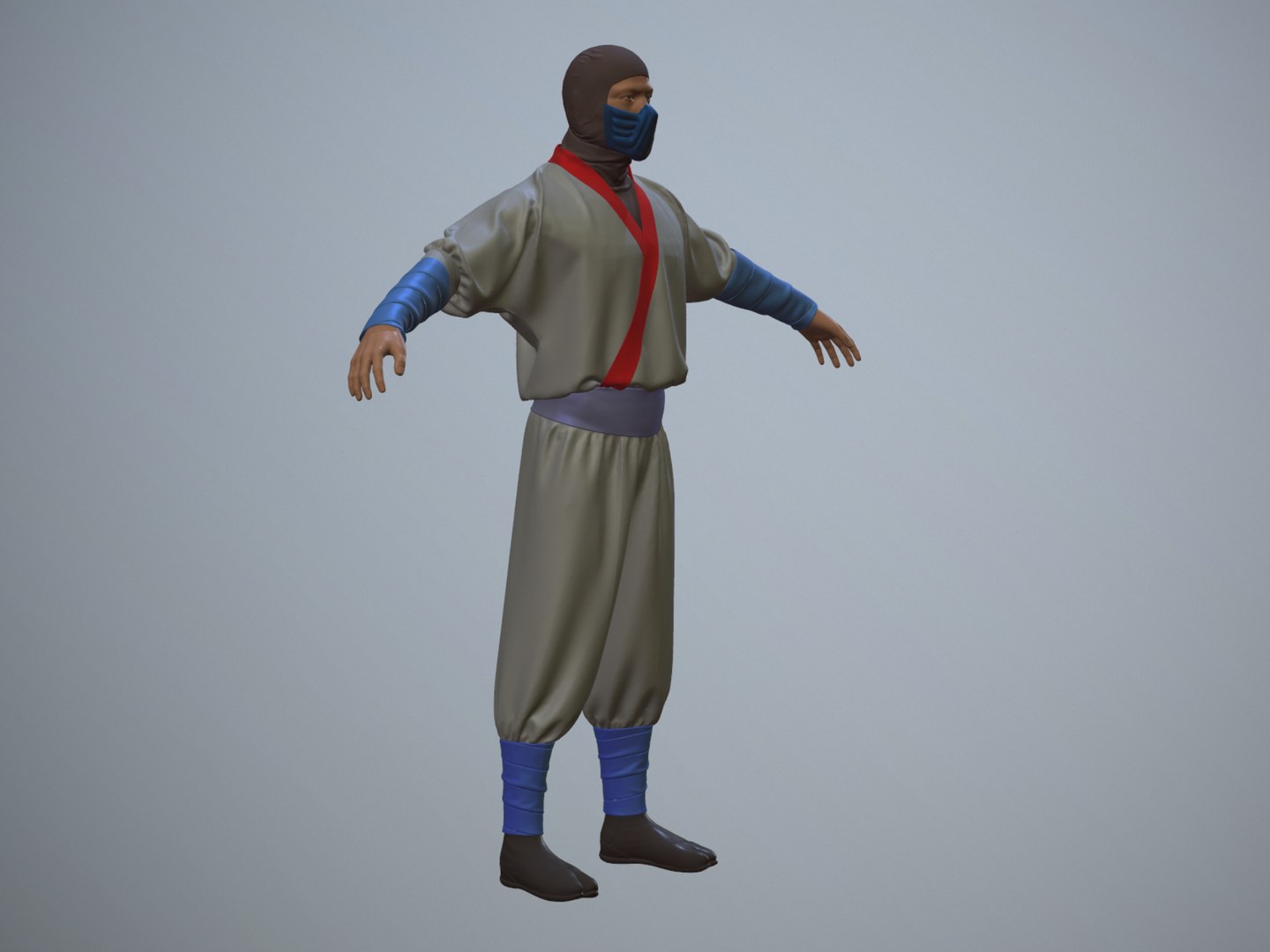 3D Model Ninja 01 Basemesh - TurboSquid 1778918