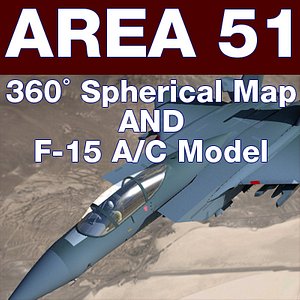 area 51 spherical dem 3d model