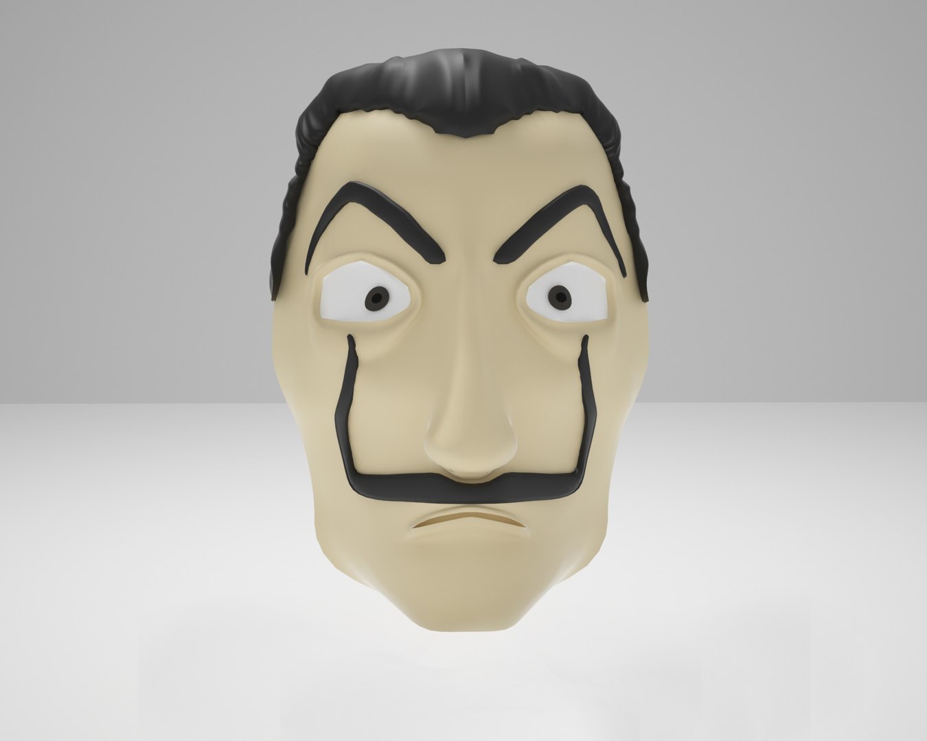 Dali Mask 3D Model - TurboSquid 1532665