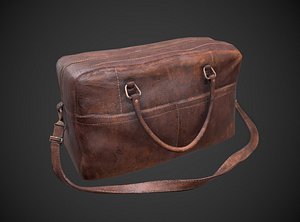 leather bag 3D