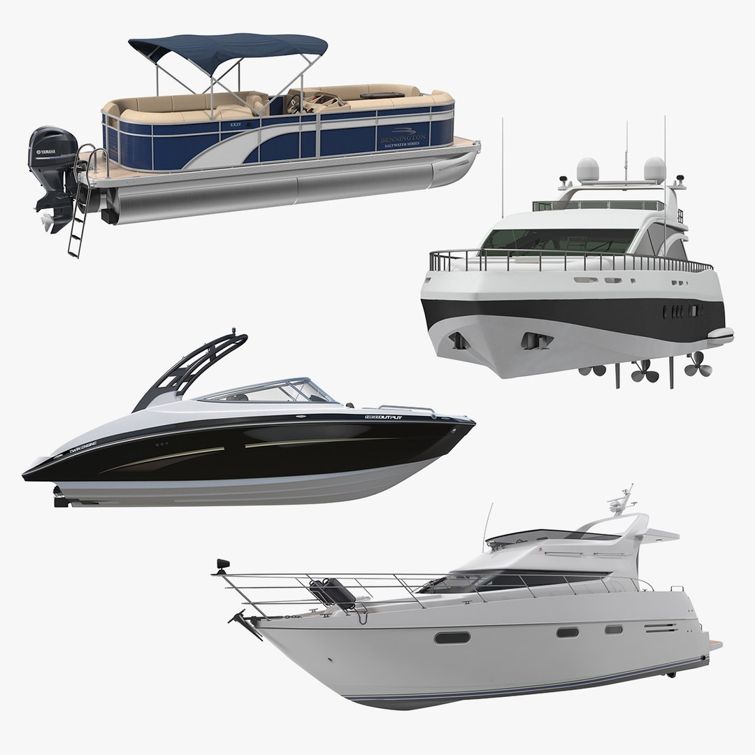 Yachts 3D Models Collection 5 3D model preview
