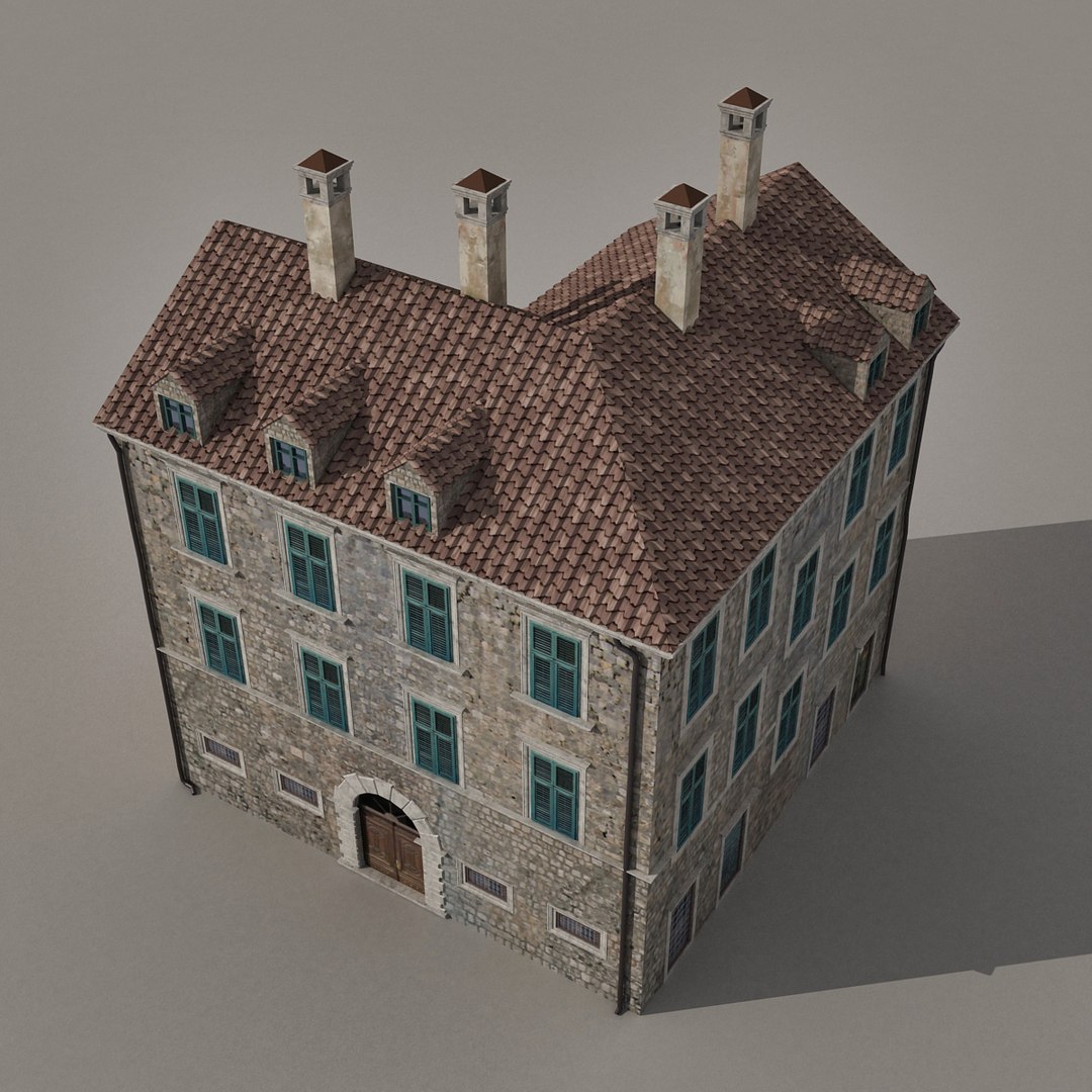3d model building italian