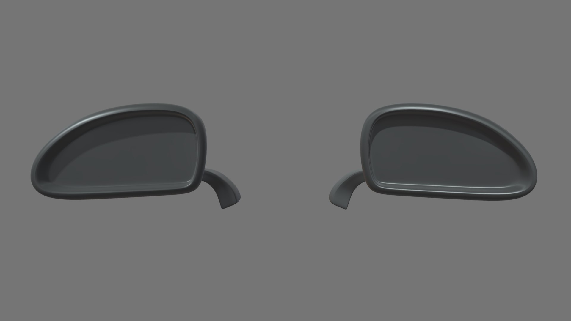 3D model Car Side View Mirrors Pack TurboSquid 1983132