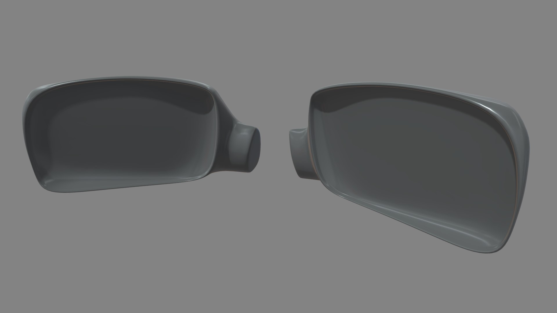 3D model Car Side View Mirrors Pack TurboSquid 1983132