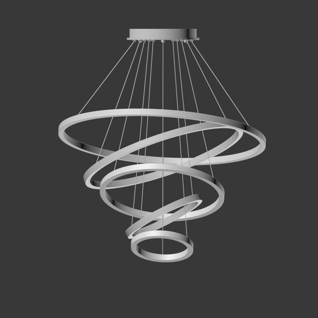 Multi light ring led 3D - TurboSquid 1608788