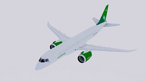 embraer e-190 3D