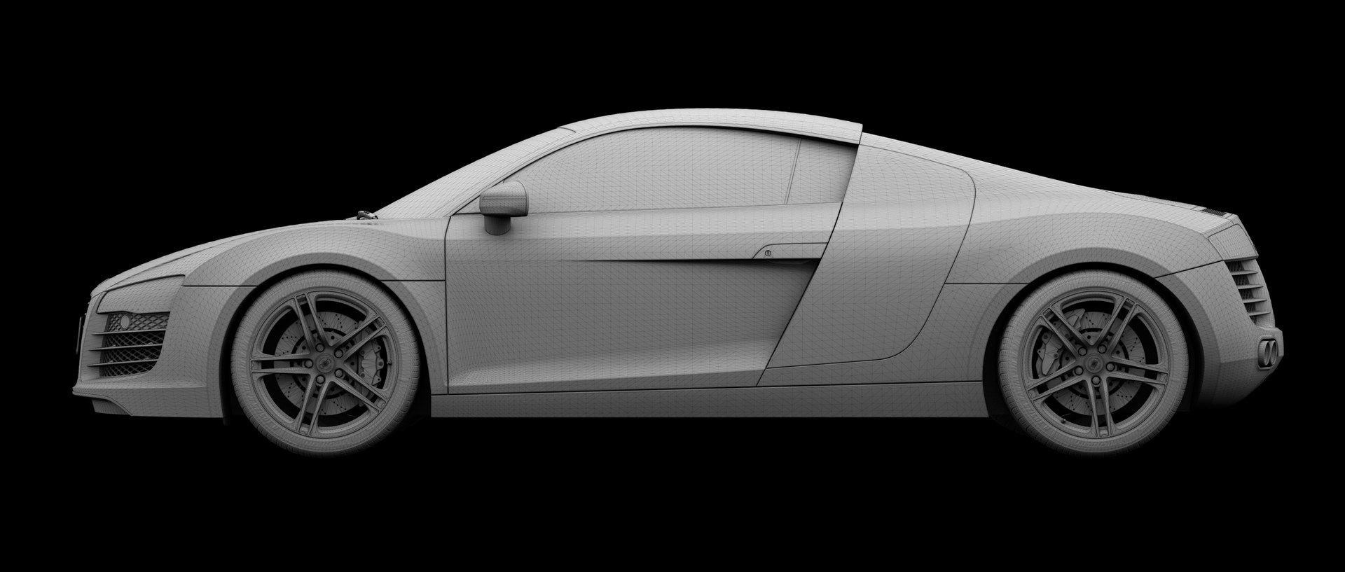 3d Audi R8 Model Turbosquid 1577071