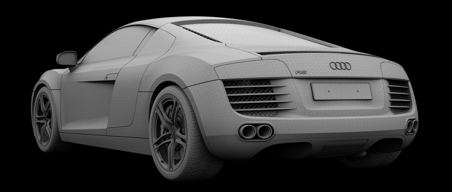 3d Audi R8 Model Turbosquid 1577071