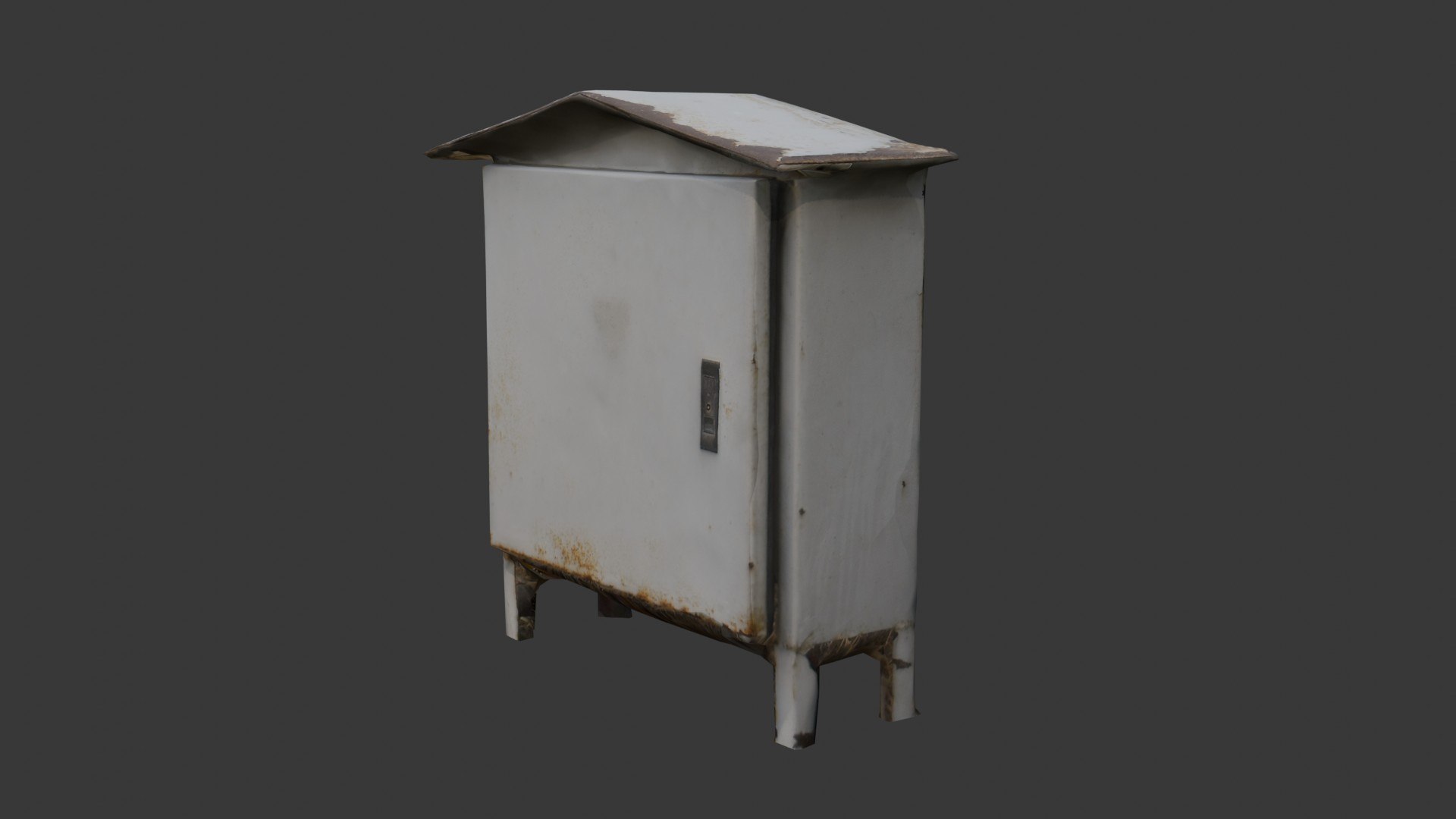 Rusty Outdoor Electrical Box 3D Model - TurboSquid 2408906