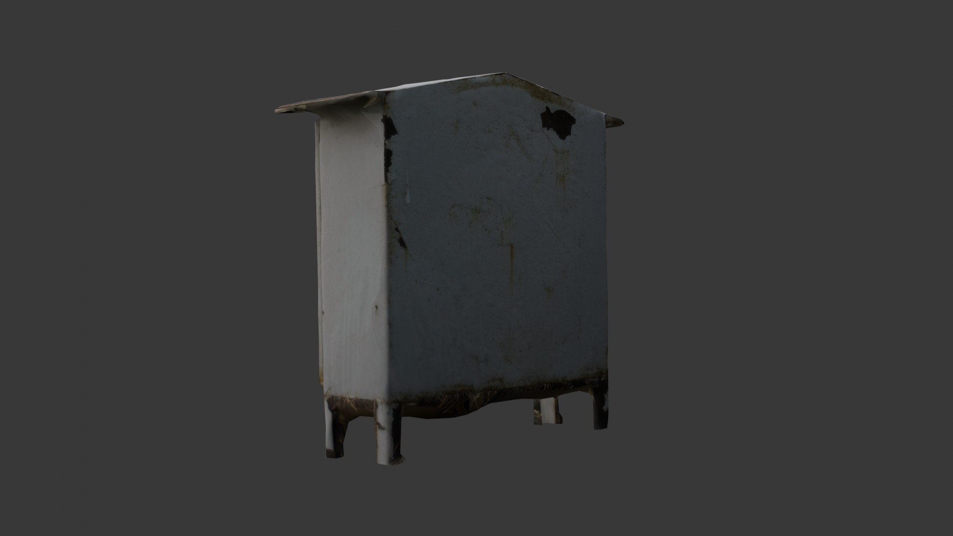 Rusty Outdoor Electrical Box 3D Model - TurboSquid 2408906