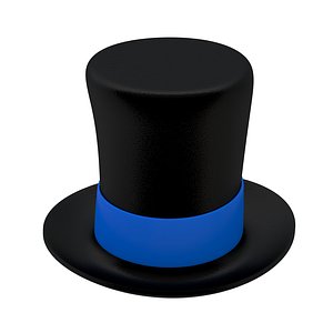 3D Magic Hat Blue