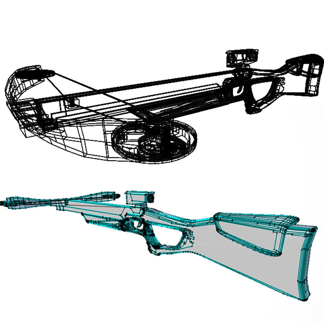 3D Modern Crossbow Arbalet Model - TurboSquid 1271996